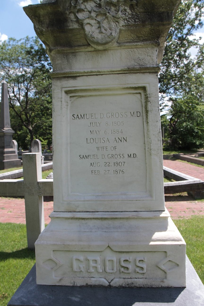 Samuel David Gross' tomb, The Woodlands Cemetery, Philadelphia - 04.JPG